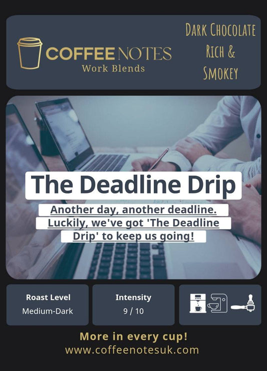 The Deadline Drip - Strong Coffee for High-Pressure Work | Coffee Notes